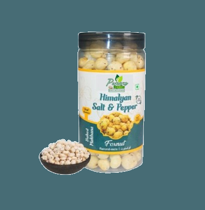 Salt And Pepper & Roasted & Flavored Makhana Lotus Seeds Phool Makhana Foxnut